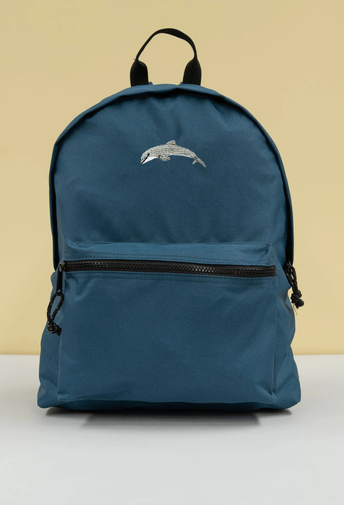dolphin recycled backpack Big Wild Thought