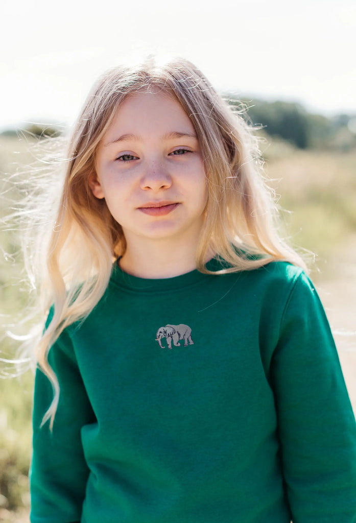 elephant childrens sweatshirt Big Wild Thought