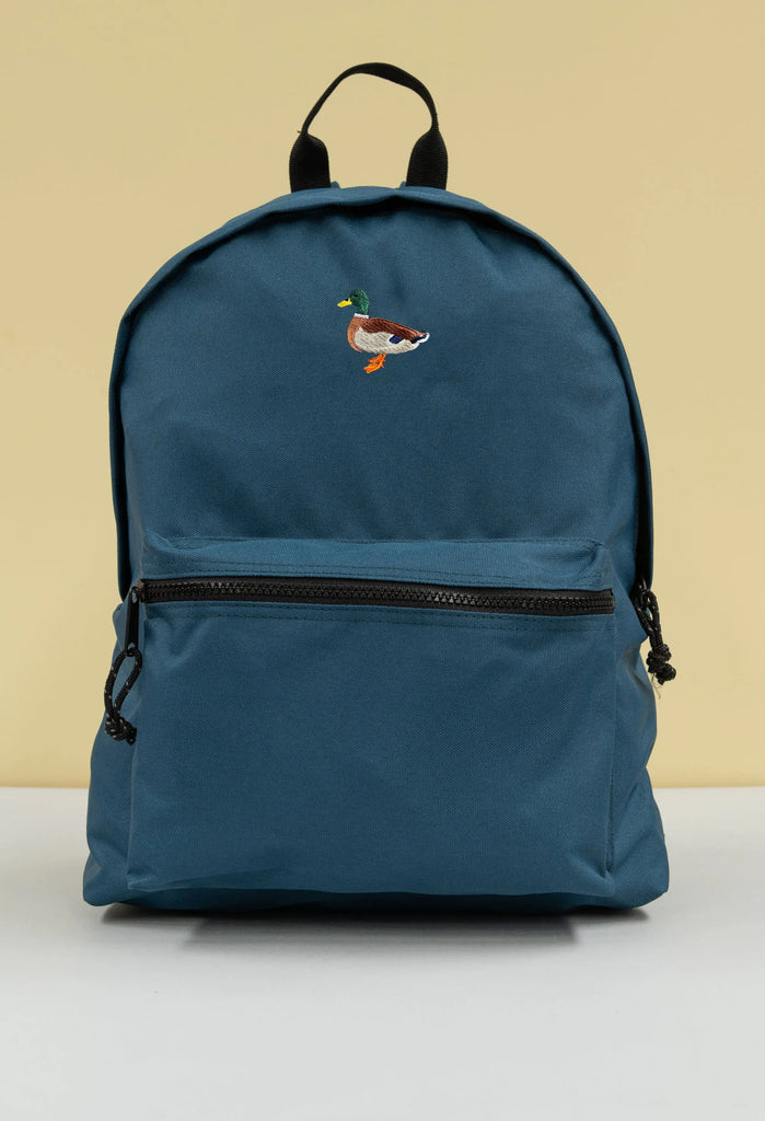 mallard duck recycled backpack Big Wild Thought