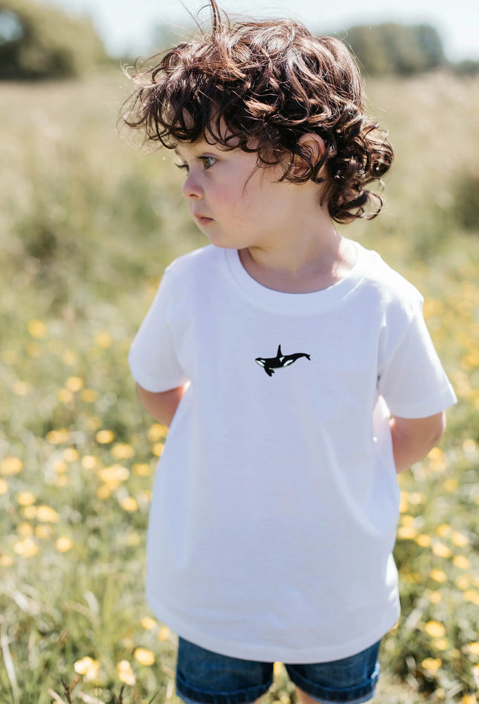 orca childrens t-shirt Big Wild Thought