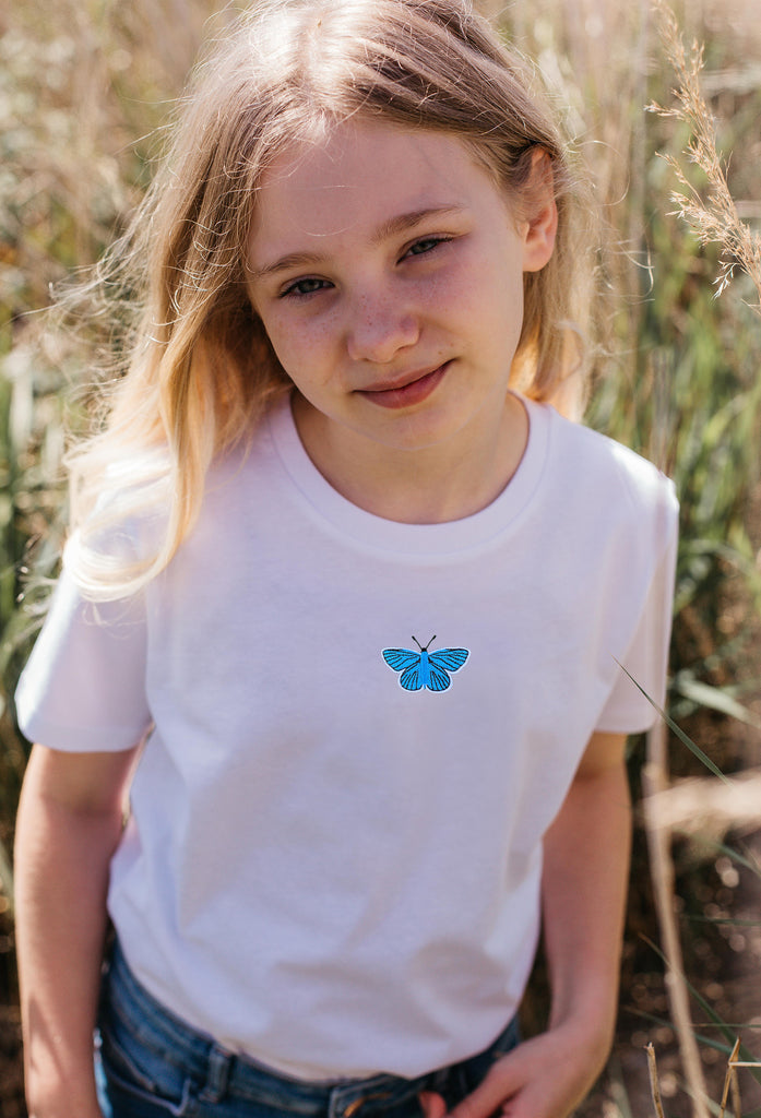 butterfly childrens t-shirt Big Wild Thought