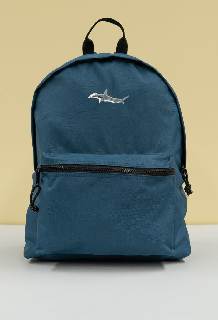 hammerhead shark recycled backpack Big Wild Thought