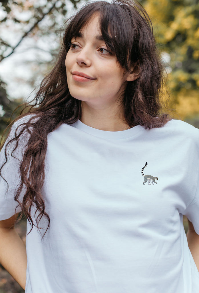 lemur womens t-shirt Big Wild Thought