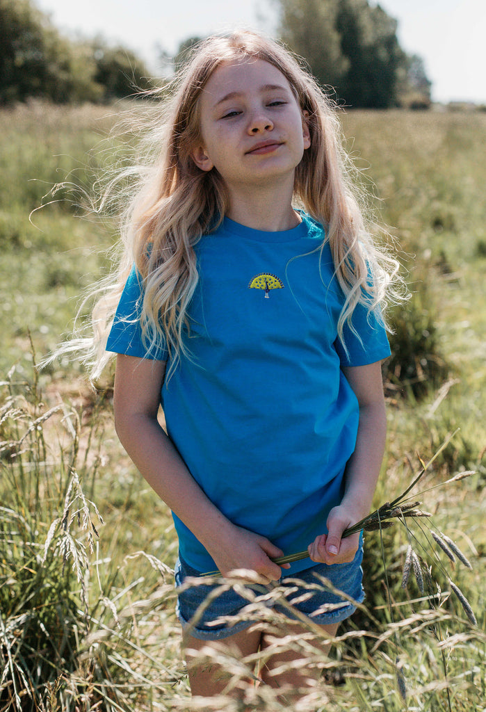 peacock childrens t-shirt Big Wild Thought