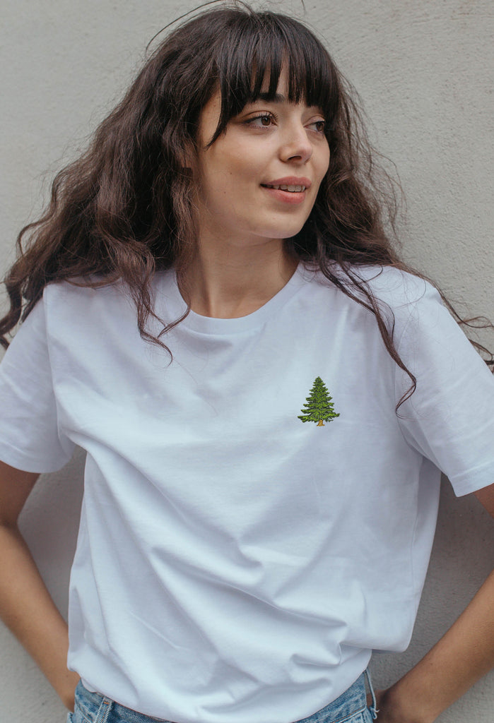 pine tree womens t-shirt Big Wild Thought