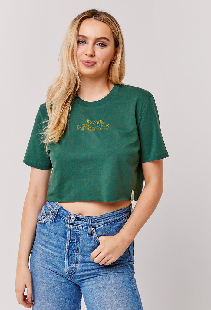 extinct drawing cropped t-shirt Big Wild Thought