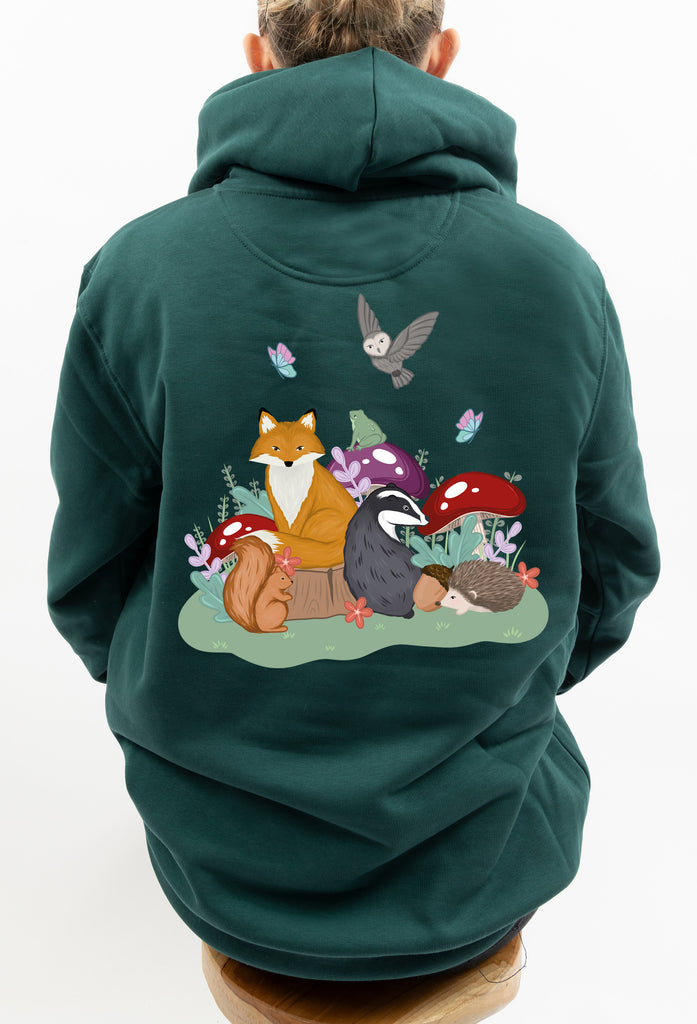 woodland friends unisex hoodie - Big Wild Thought