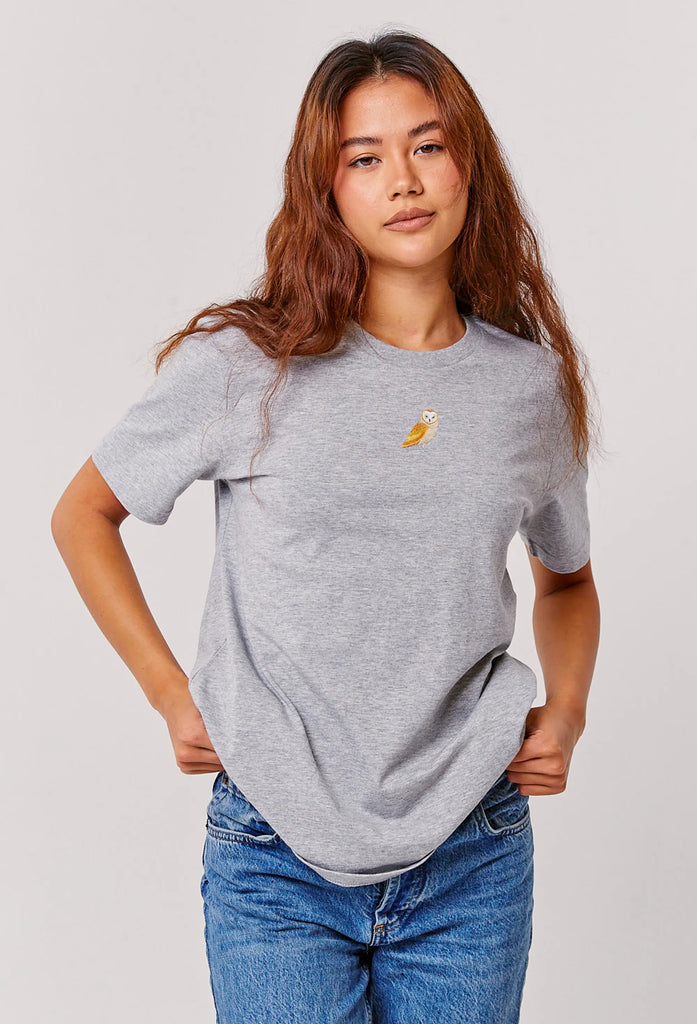 barn owl womens t-shirt Big Wild Thought