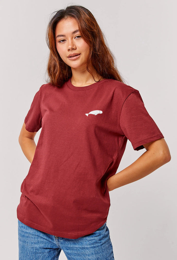beluga womens t-shirt Big Wild Thought