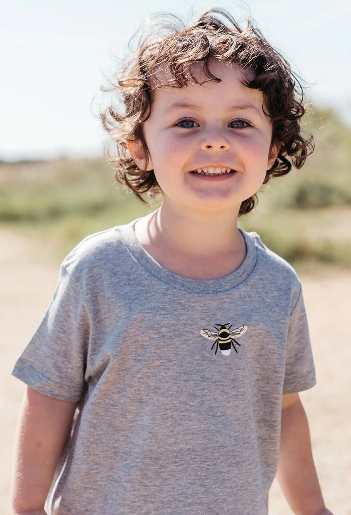 garden bumblebee childrens t-shirt Big Wild Thought
