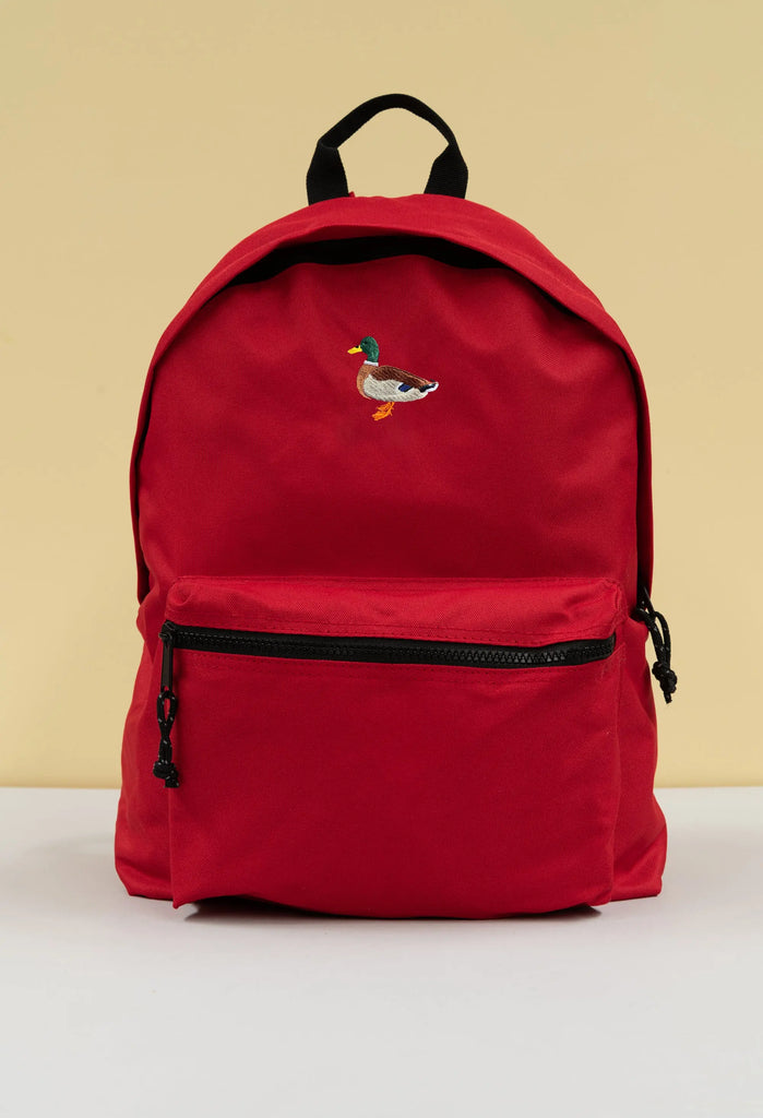 mallard duck recycled backpack Big Wild Thought