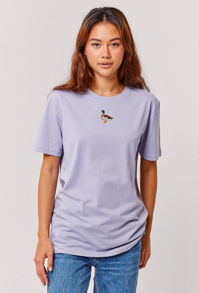 mallard duck womens t-shirt Big Wild Thought