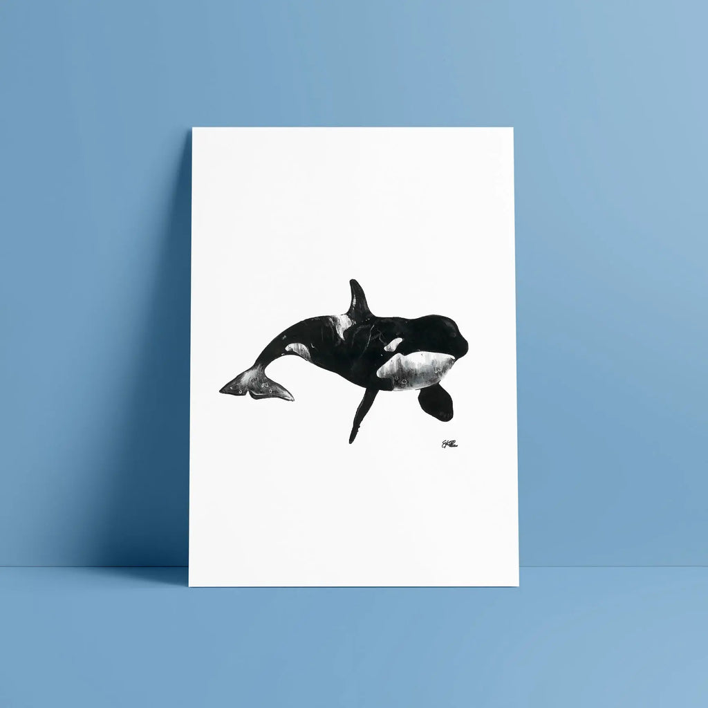 orca a4 print Big Wild Thought