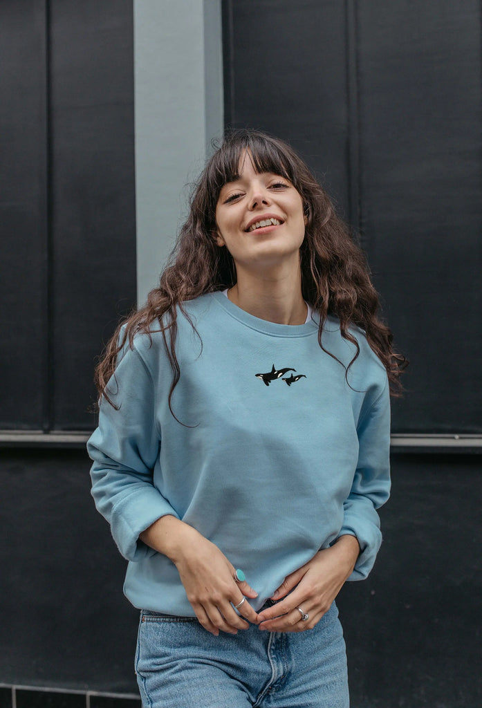 orca duo womens sweatshirt Big Wild Thought