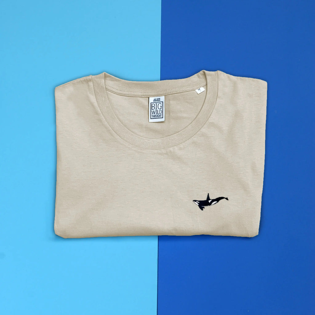 orca mens t-shirt Big Wild Thought
