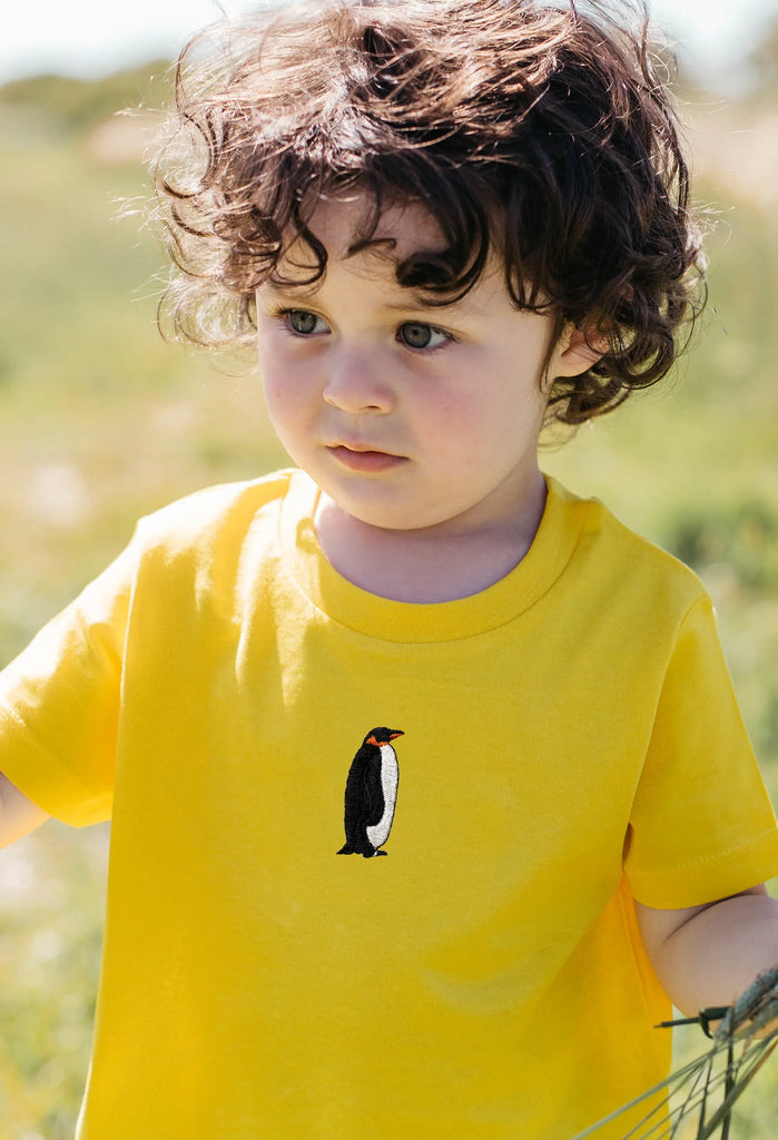penguin childrens t-shirt Big Wild Thought
