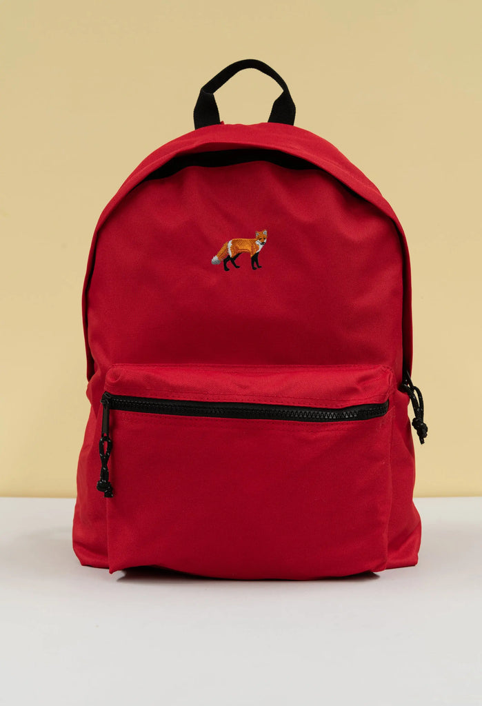 red fox recycled backpack Big Wild Thought