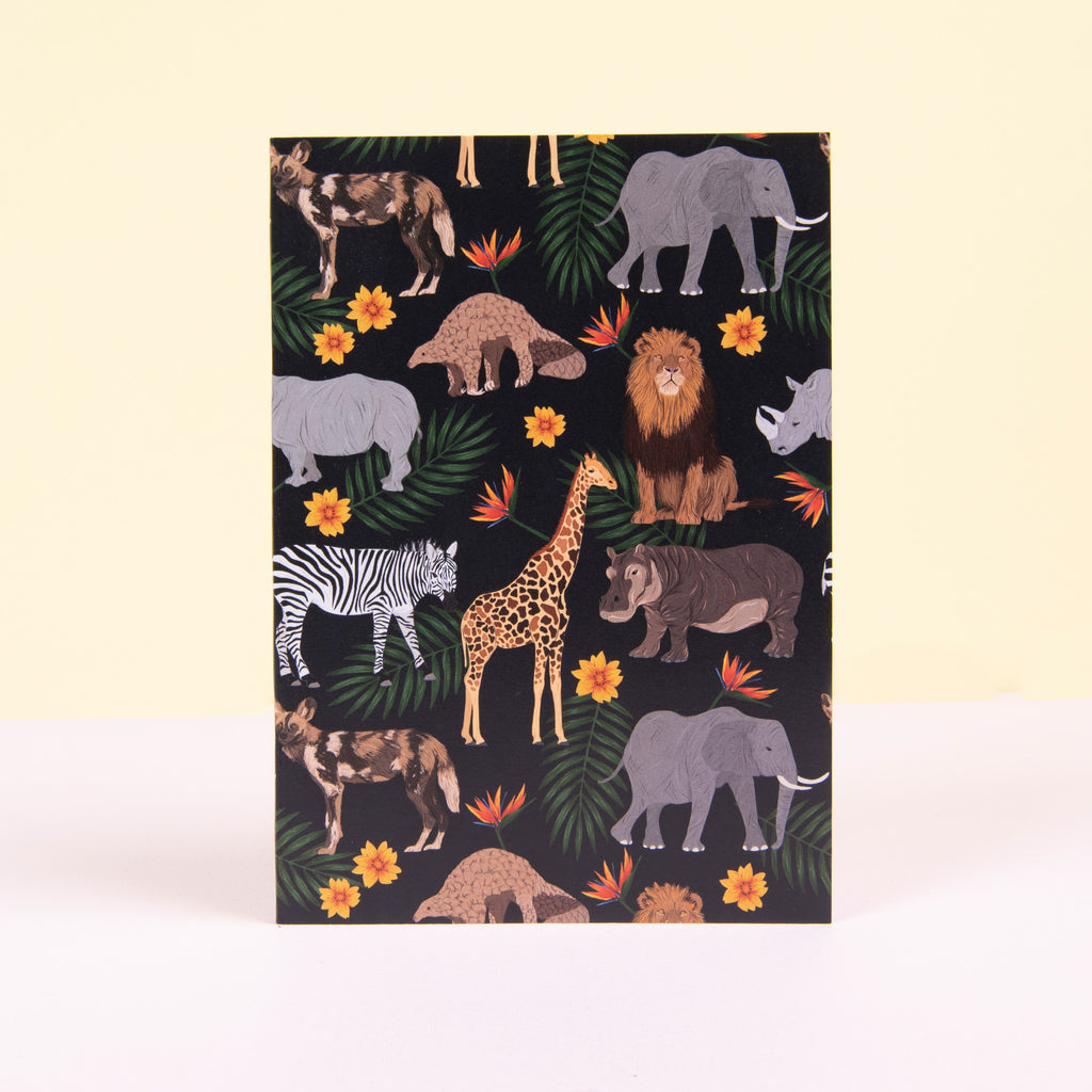 a5 african animal notebook Big Wild Thought