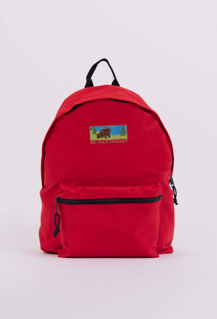bear landscape recycled backpack Big Wild Thought