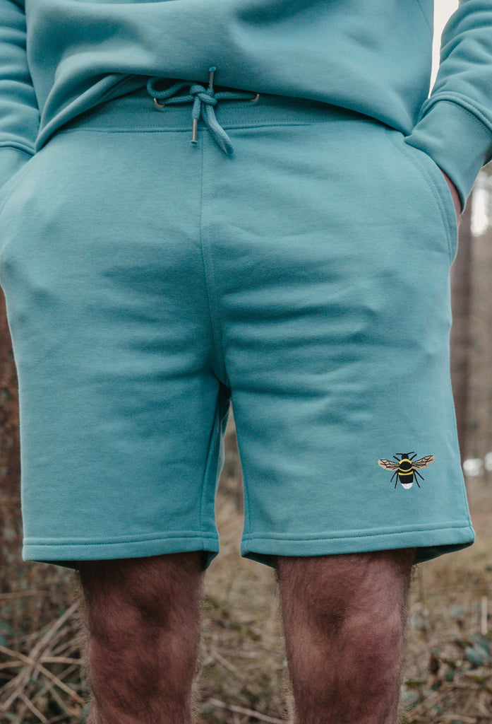 garden bumblebee mens sweat shorts Big Wild Thought