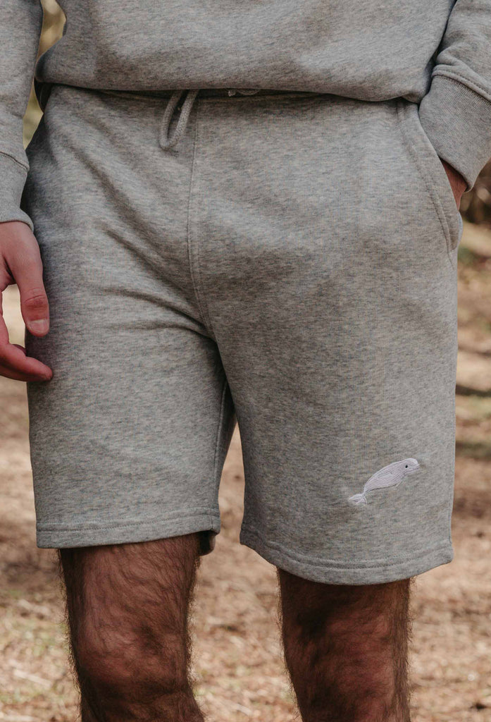 beluga mens sweat shorts Big Wild Thought