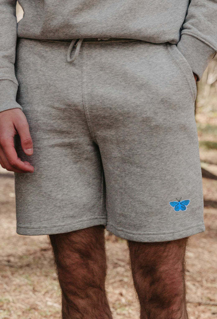 butterfly mens sweat shorts Big Wild Thought