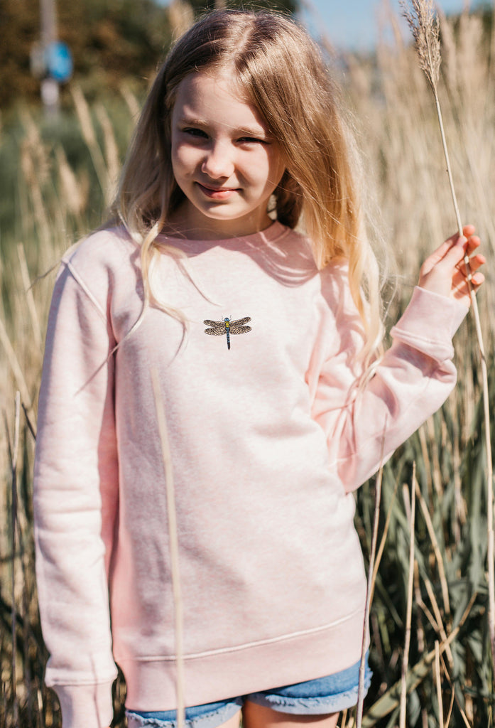 dragonfly childrens sweatshirt Big Wild Thought