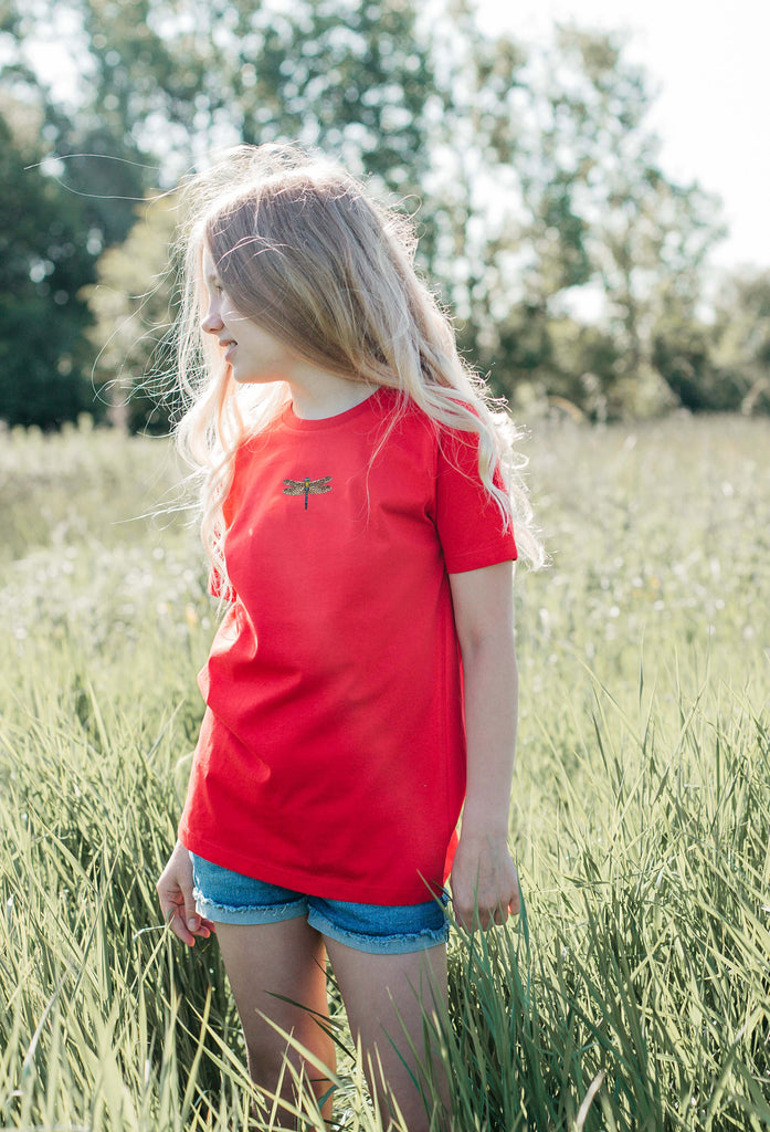 dragonfly childrens t-shirt Big Wild Thought