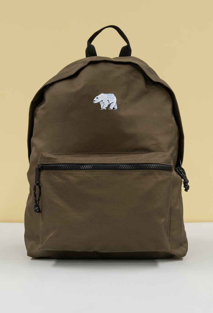 polar bear recycled backpack Big Wild Thought