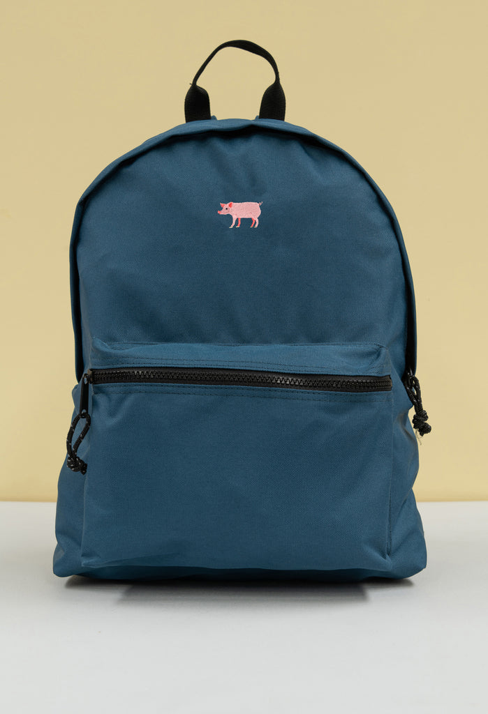 pig recycled backpack Big Wild Thought