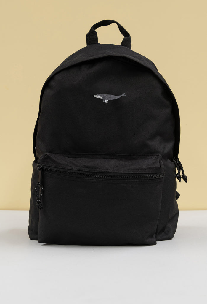 humpback whale recycled backpack Big Wild Thought