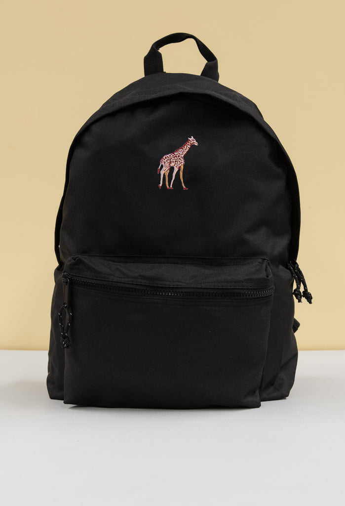 giraffe recycled backpack Big Wild Thought