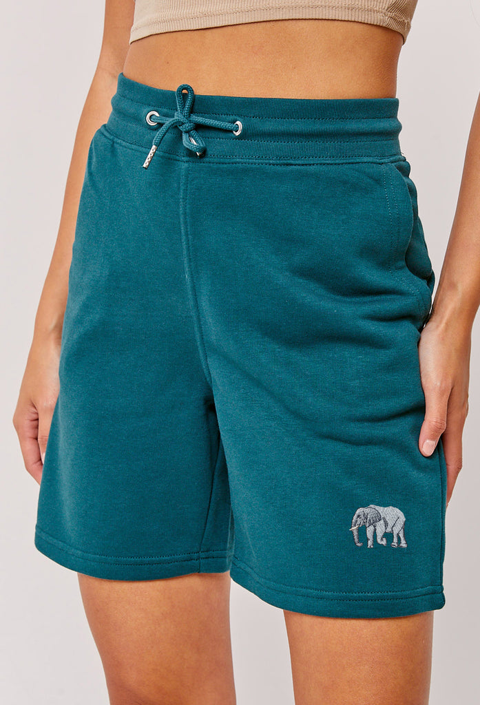 elephant womens sweat shorts Big Wild Thought
