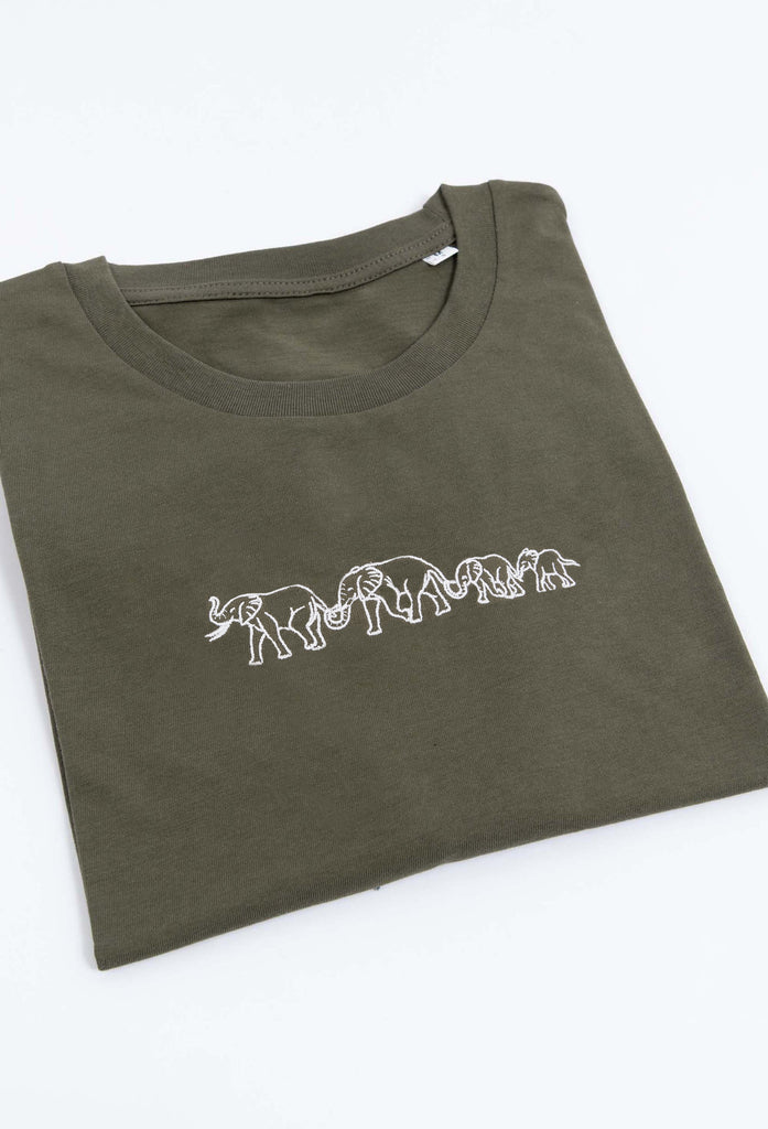 family of elephants unisex t-shirt Big Wild Thought