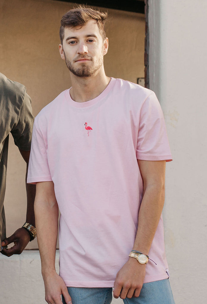 flamingo mens t-shirt Big Wild Thought