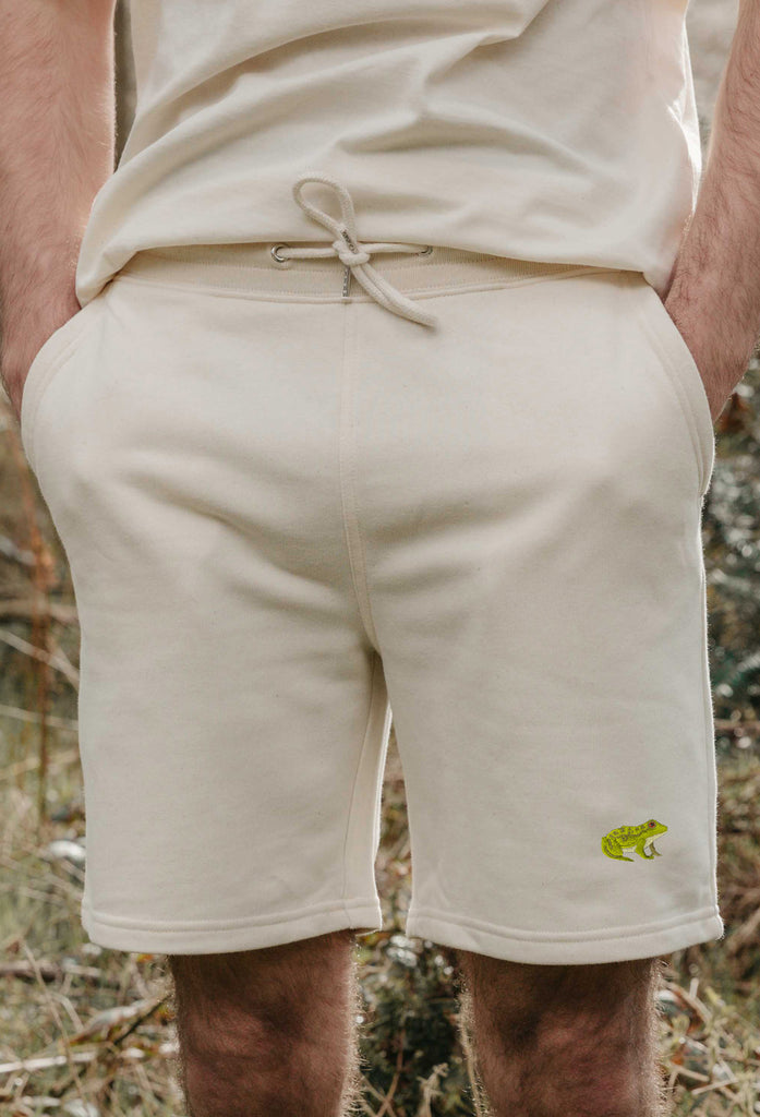 frog mens sweat shorts Big Wild Thought