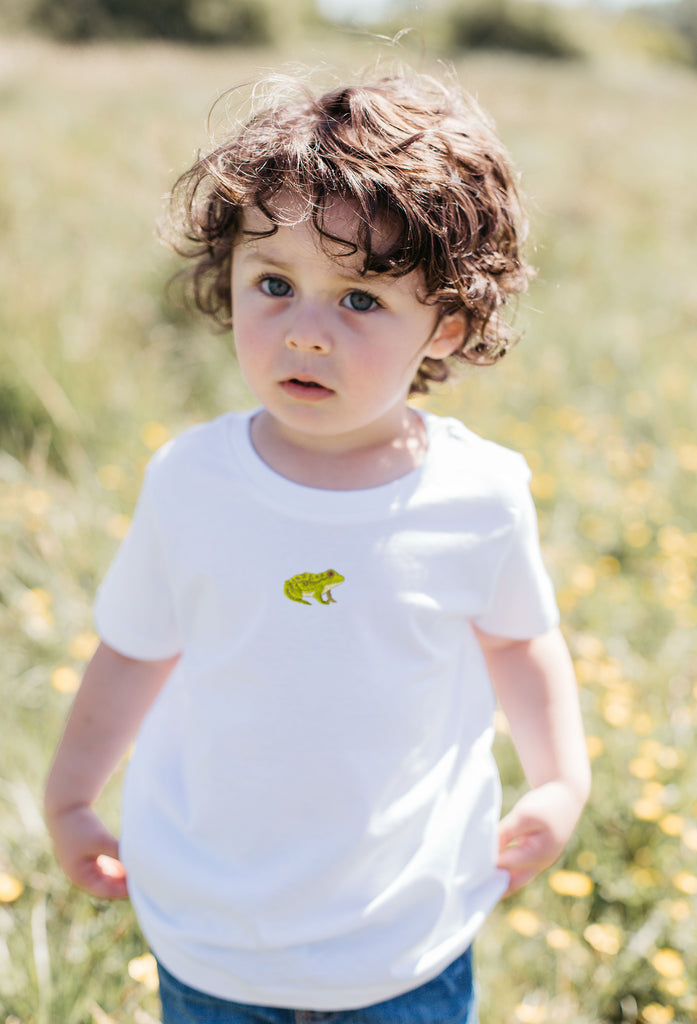 frog childrens t-shirt Big Wild Thought