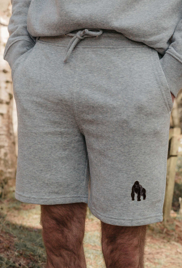 gorilla mens sweat shorts Big Wild Thought