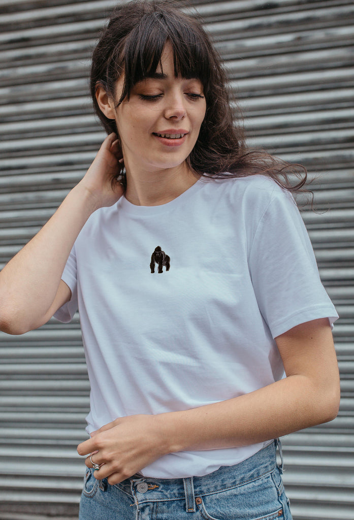 gorilla womens t-shirt Big Wild Thought