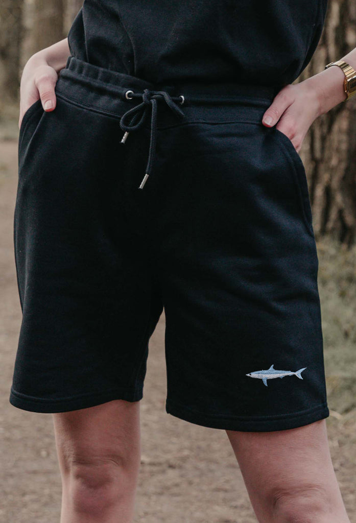 mako shark womens sweat shorts Big Wild Thought