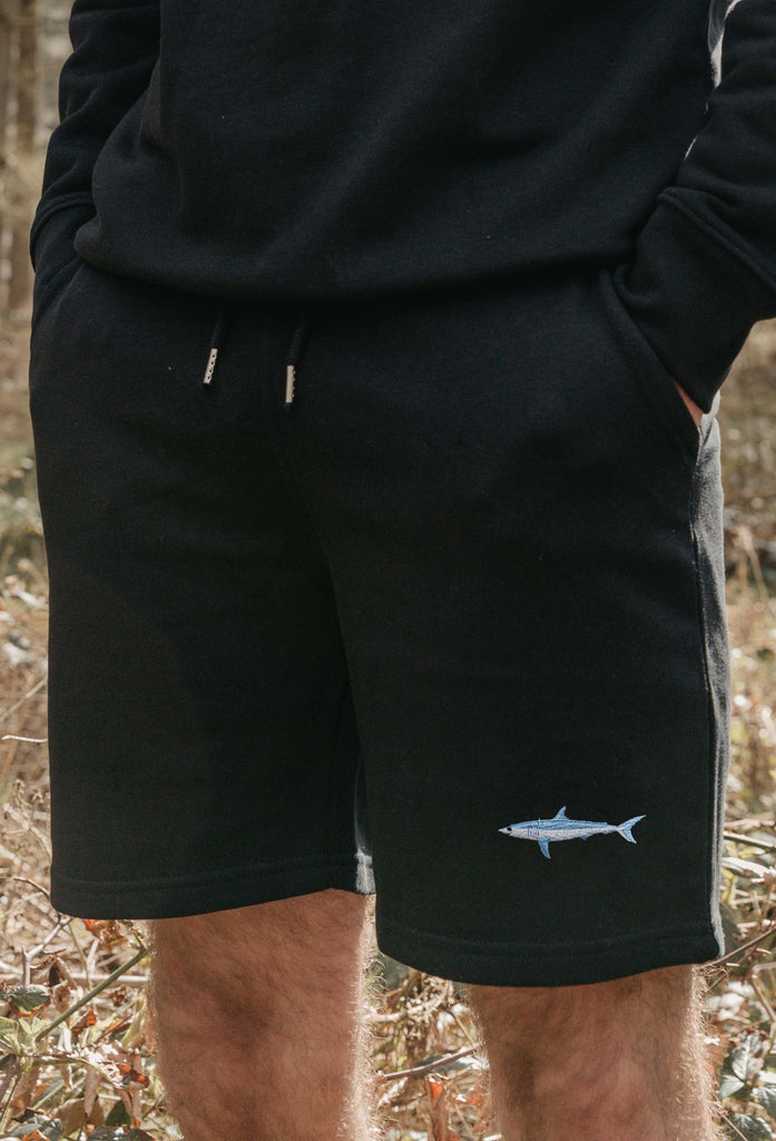 mako shark mens sweat shorts Big Wild Thought