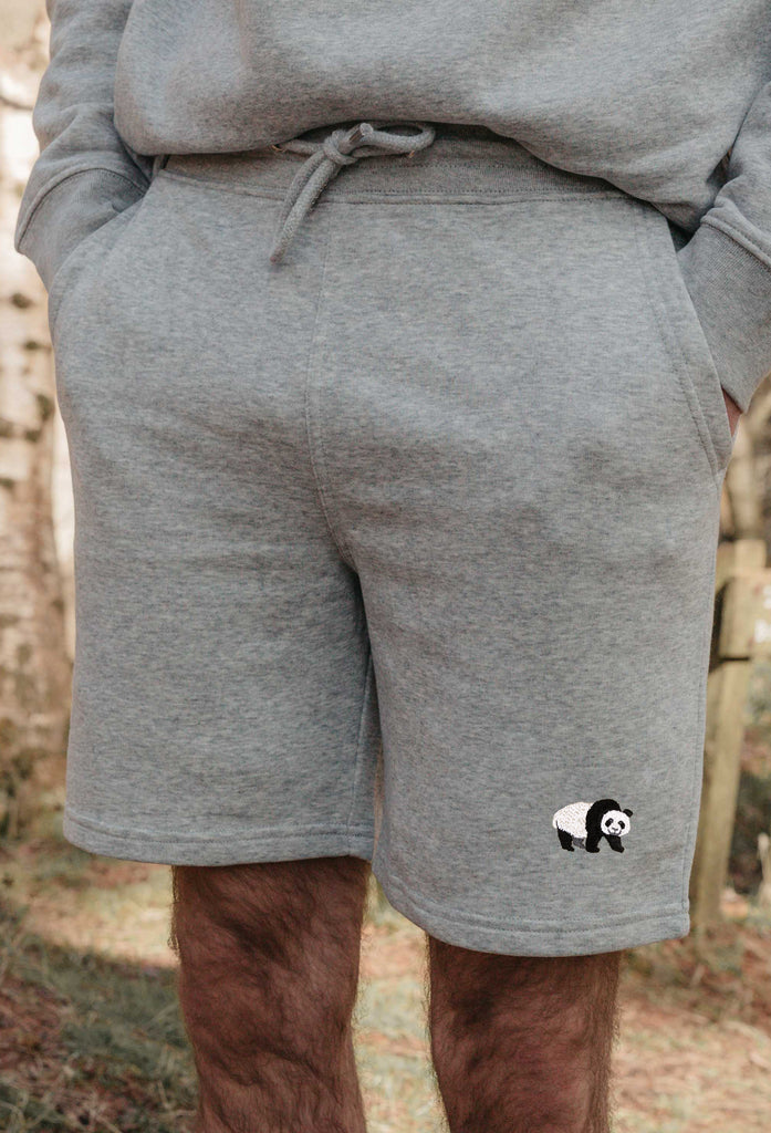 giant panda mens sweat shorts Big Wild Thought