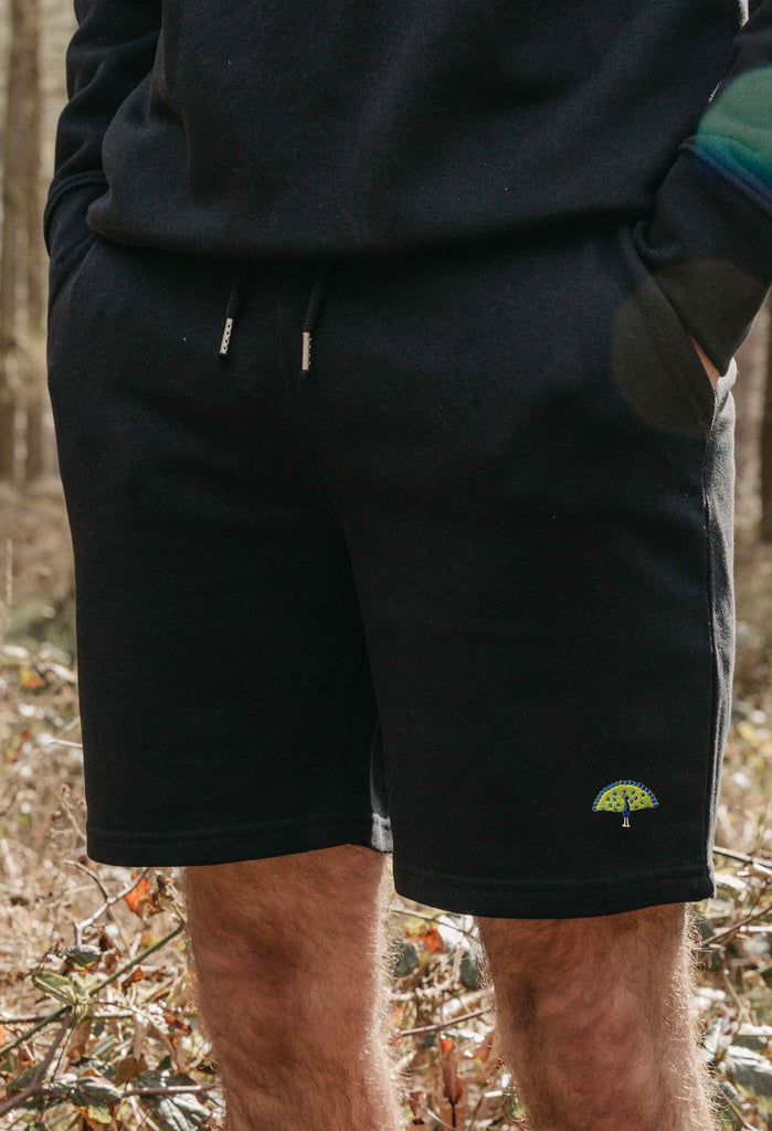 peacock mens sweat shorts Big Wild Thought