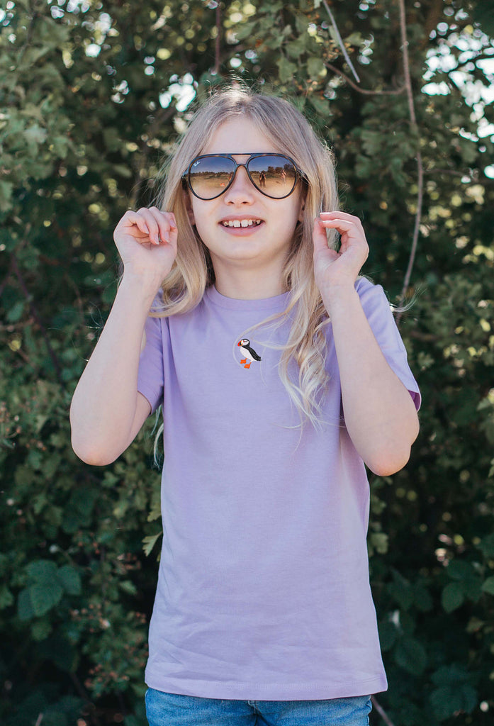 puffin childrens t-shirt Big Wild Thought