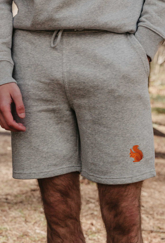 red squirrel mens sweat shorts Big Wild Thought