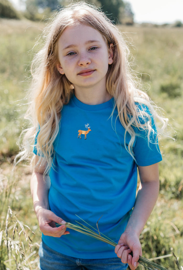 stag childrens t-shirt Big Wild Thought