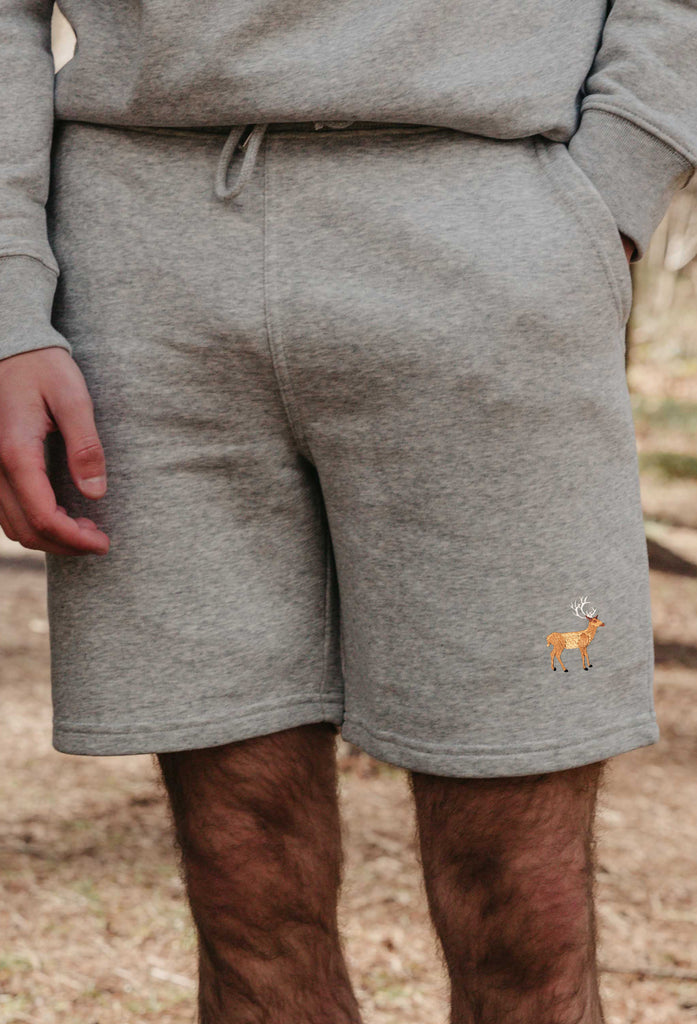 stag mens sweat shorts Big Wild Thought