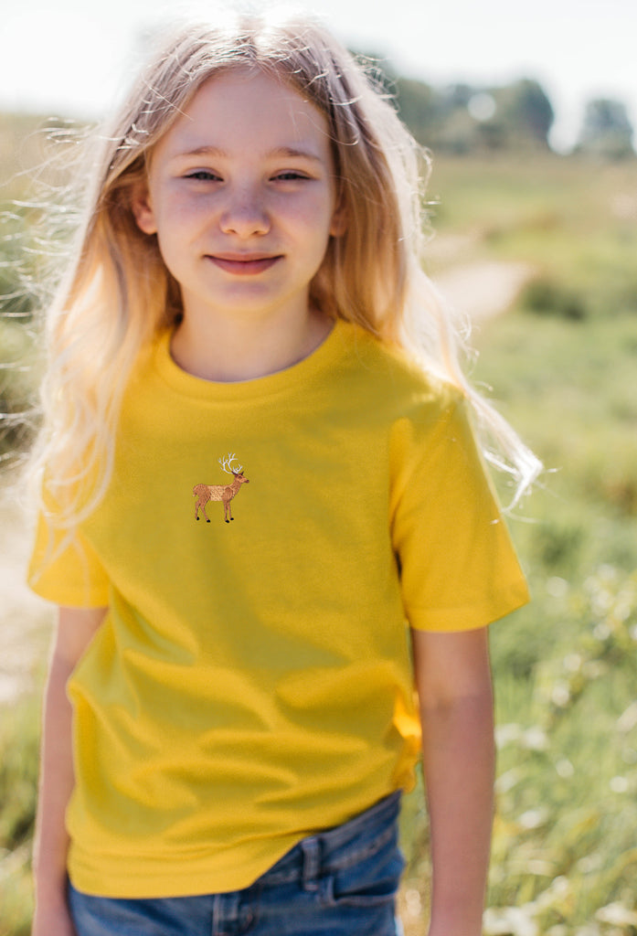 stag childrens t-shirt Big Wild Thought