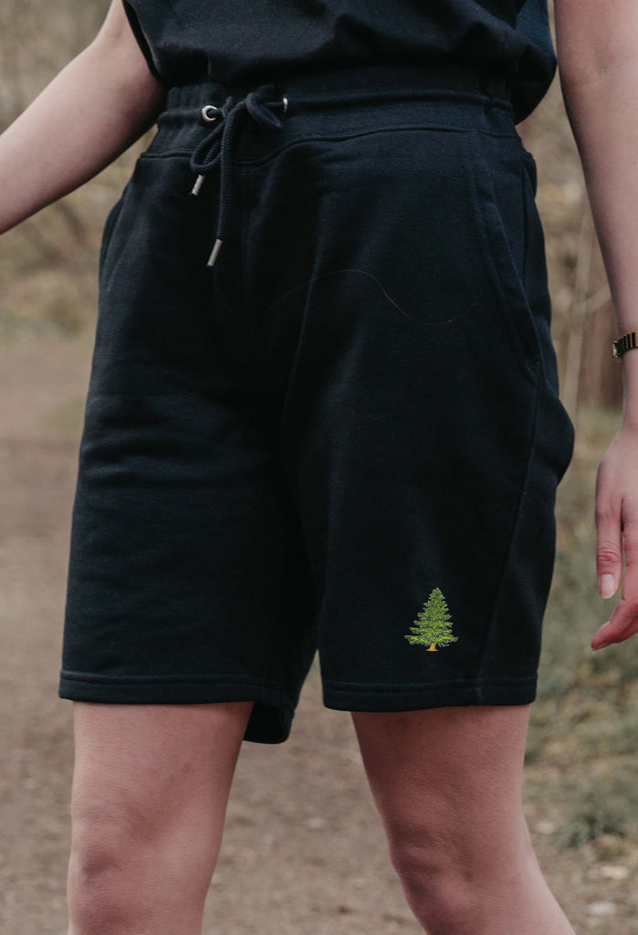 pine tree womens sweat shorts Big Wild Thought
