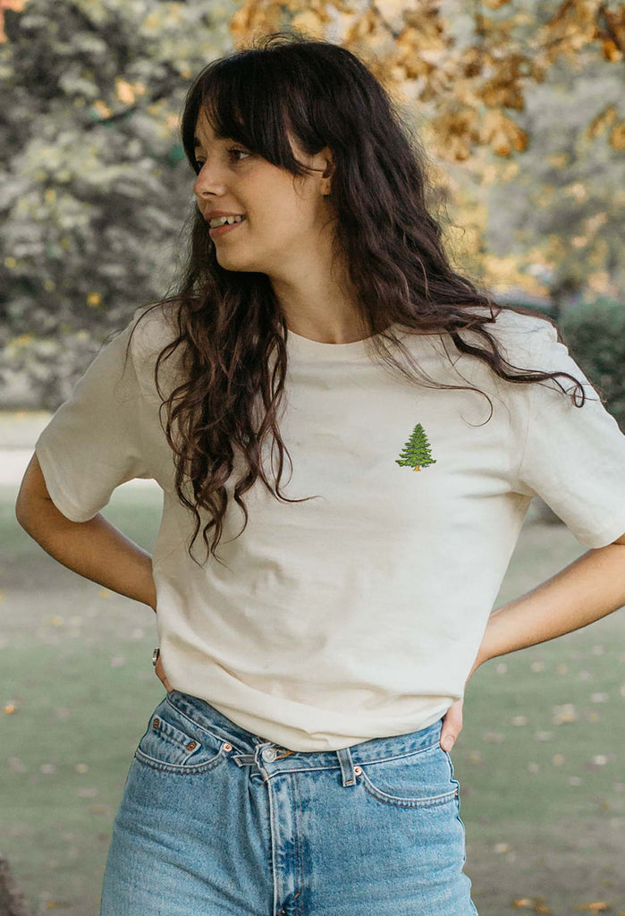pine tree womens t-shirt Big Wild Thought